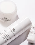 Karee Hays skincare products set including Clear Cleanse, Clear Toning Pads and Prebiotic Peptide Serum