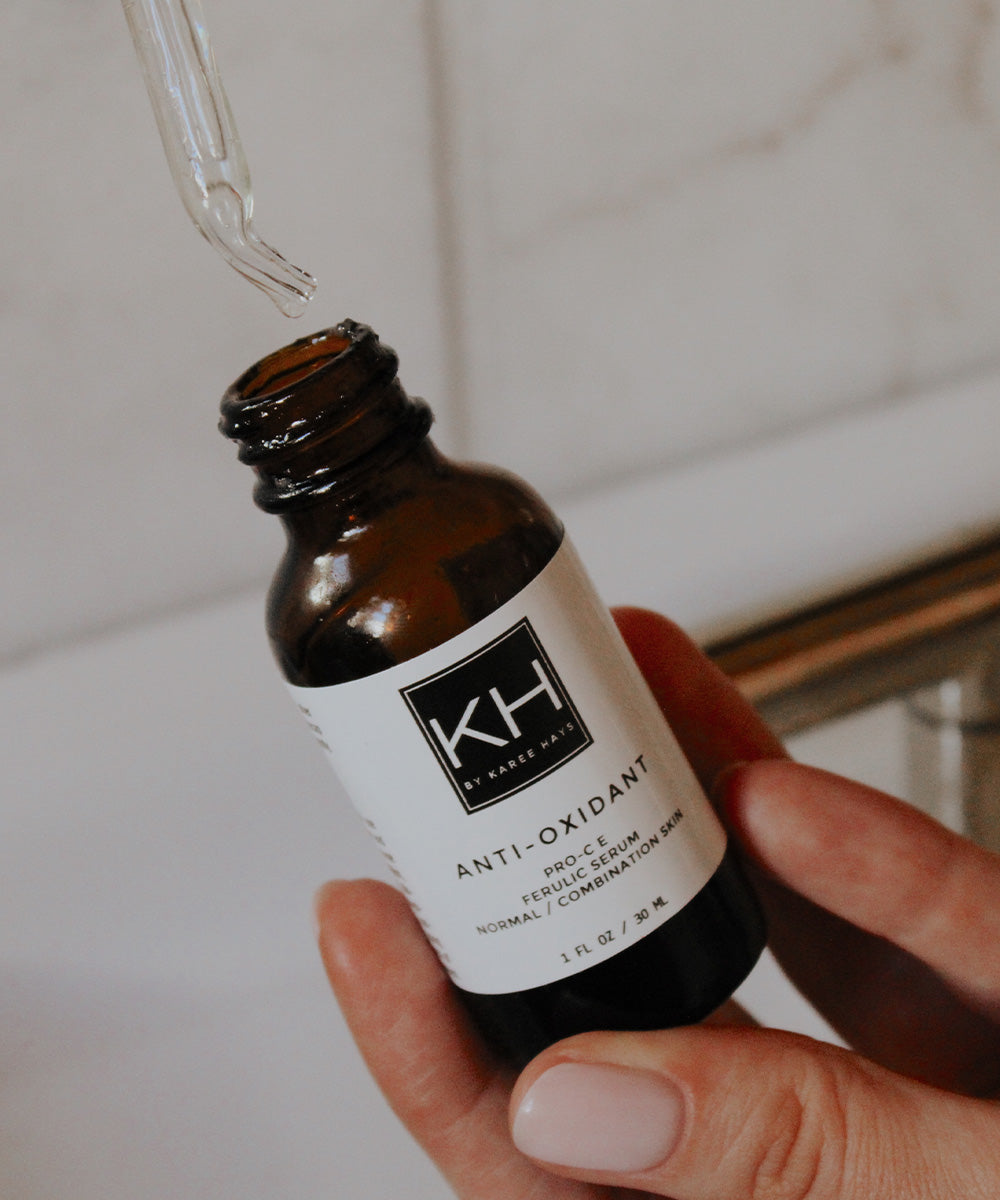 KH Anti-Oxidant Pro-C E Ferulic Serum bottle with dropper