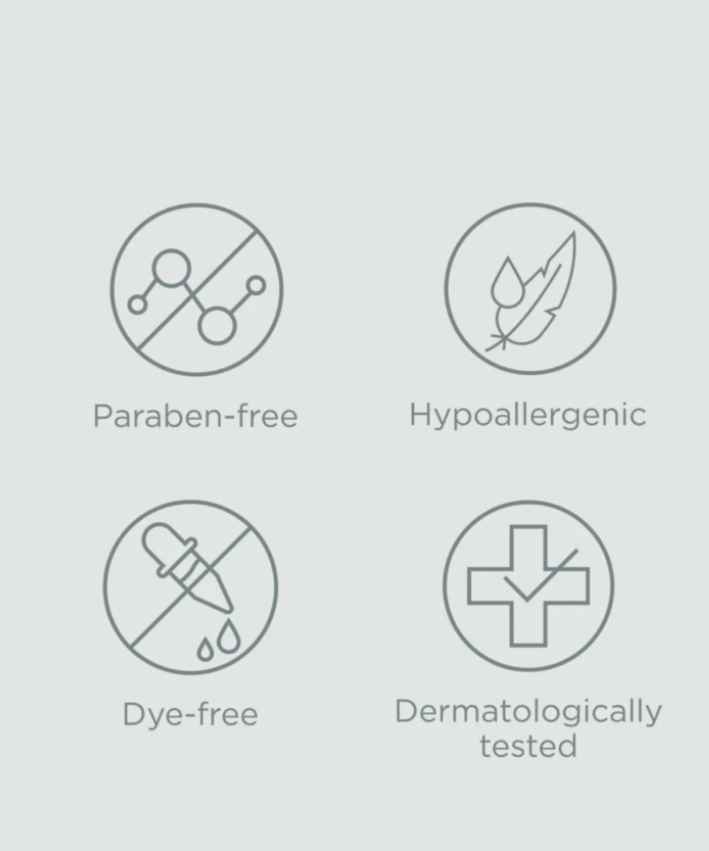 Ingrediants, Paraben-Free, Dye-Free