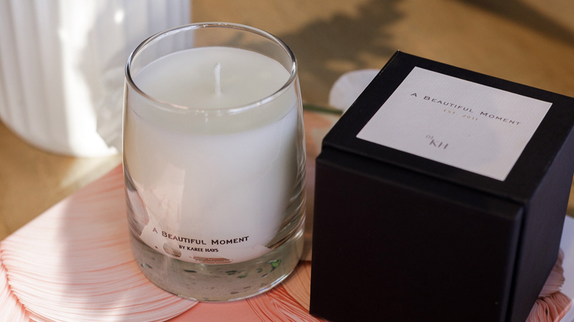 A Beautiful Moment Candle by Karee Hays